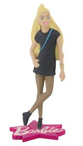 Barbie Mini Figure Barbie Fashion Black Dress 10 cm