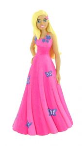 Barbie Dreamtopia Mini Figure Barbie Fantasy Pink Dress 10 cm