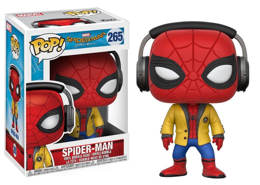 Spider-Man Homecoming POP! Marvel Vinyl Figure Spider-Man Sluchátka 9 cm Funko