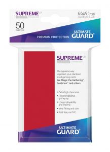 Ultimate Guard Supreme UX Sleeves Standard Velikost Red (50)