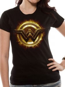 Justice League Movie Dámské Tričko Wonder Woman Symbol Velikost M