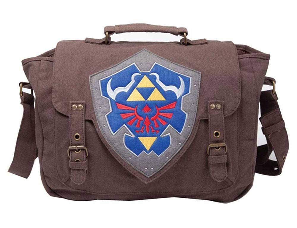Legend of Zelda Messenger Bag Hylian Shield Difuzed