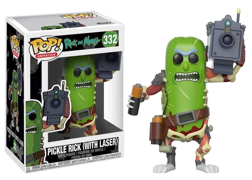Rick and Morty POP! Animation vinylová Figure Pickle Rick with Laser 9 cm Funko
