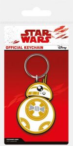 Star Wars Episode VIII Gumový Keychain BB-8 6 cm