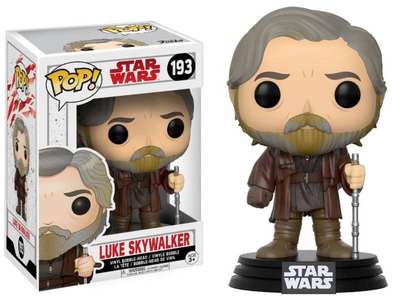 Star Wars Episode VIII POP! Vinyl Bobble-Head Luke Skywalker 9 cm Funko