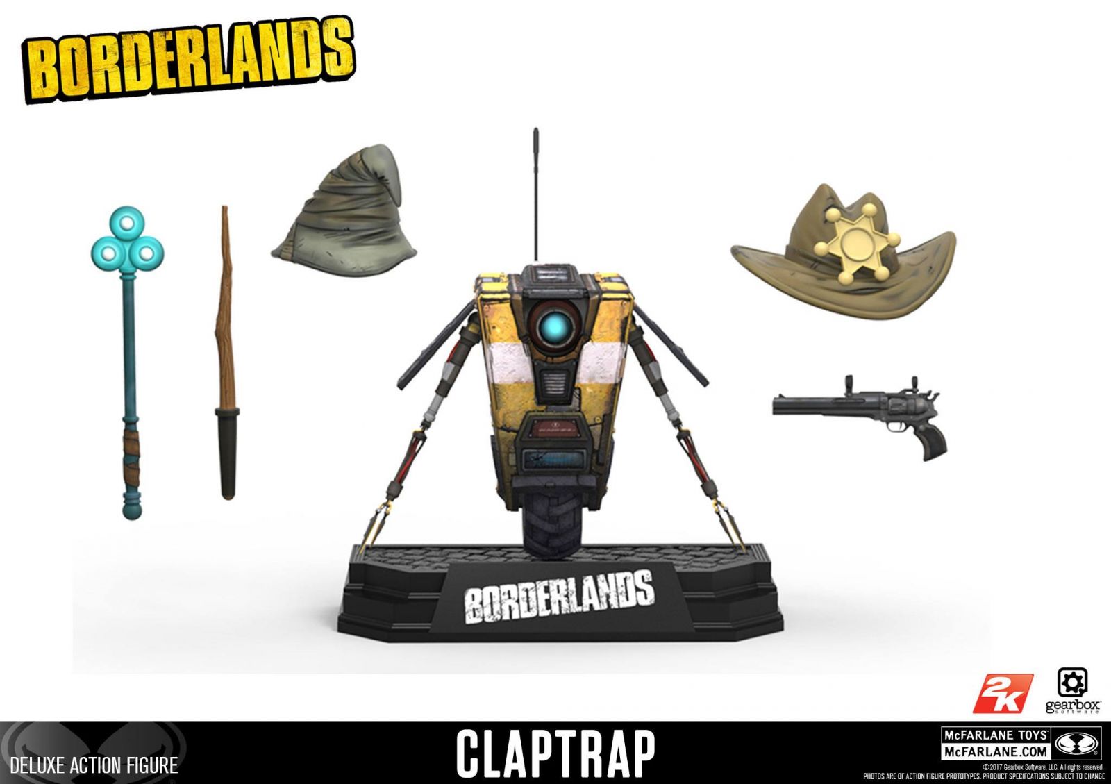 Borderlands Deluxe Akční Figure Claptrap 12 cm McFarlane Toys