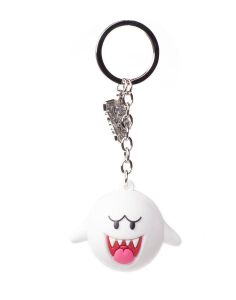 Nintendo Gumový Keychain Boo 7 cm