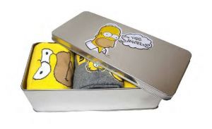 Simpsonovi Ponožky 3-Pack in a Tin UWear