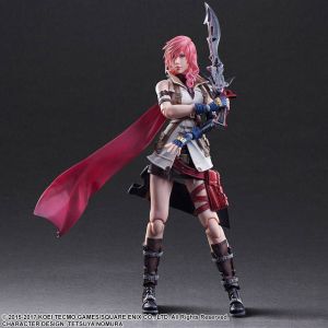 Dissidia Final Fantasy Play Arts Kai Akční Figure Lightning 25 cm