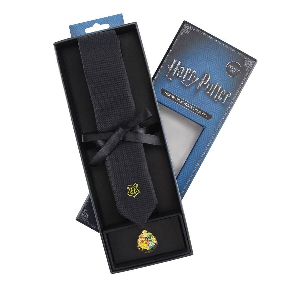 Harry Potter Tie & Metal Pin Deluxe Box Bradavice Cinereplicas