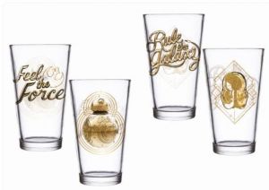 Star Wars Episode VIII Skleněná Pinta Glass 2-Pack Rule The Galaxy & Feel The Force