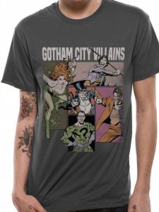 Batman Tričko Gotham City Villains Velikost M