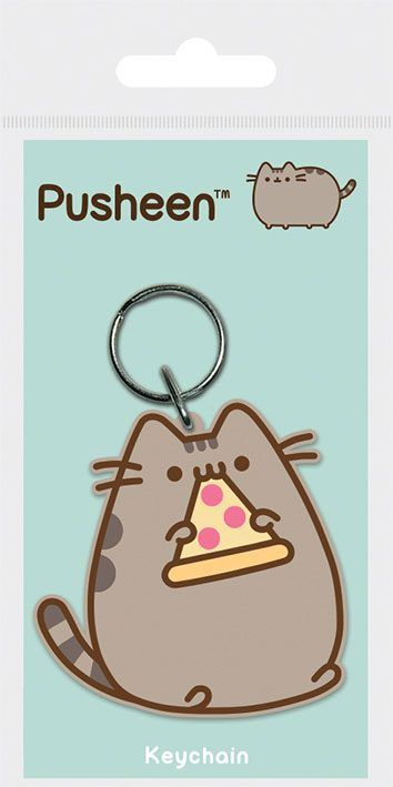 Pusheen Gumový Keychain Pizza 6 cm Pyramid International
