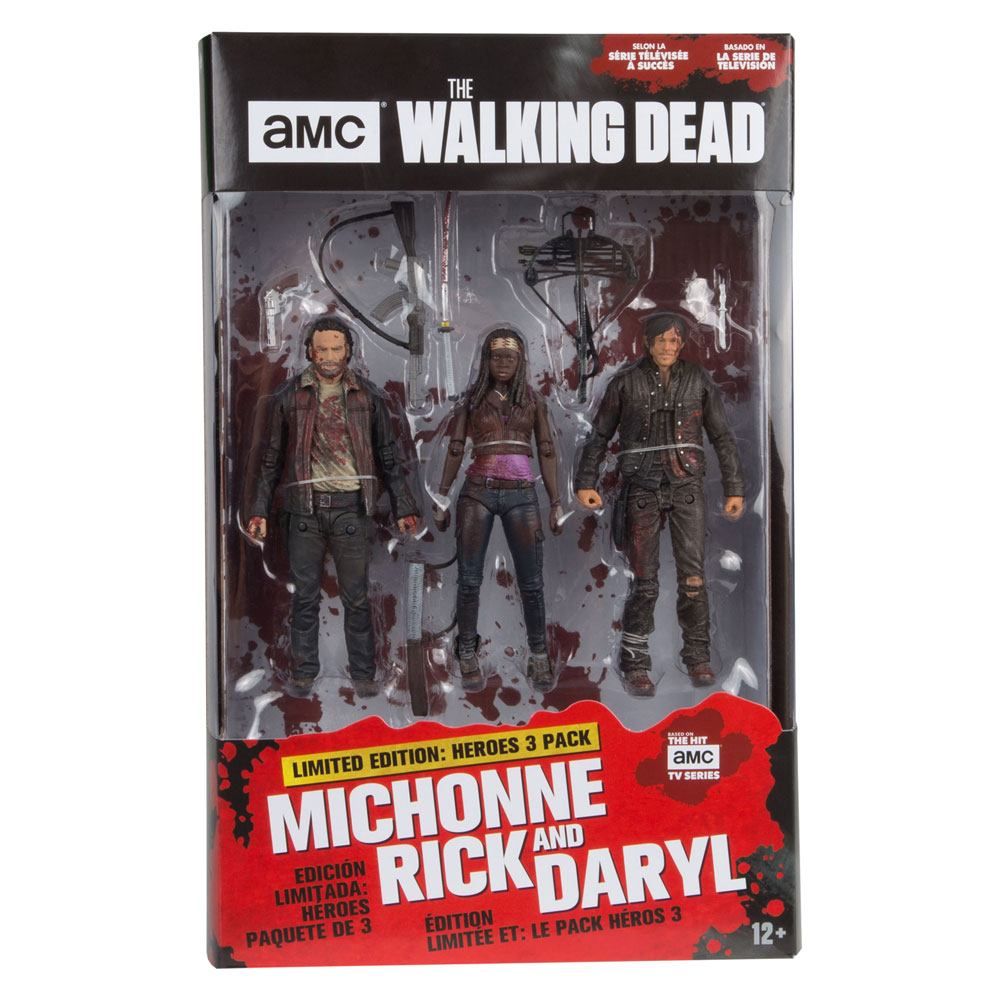 The Walking Dead TV Verze Akční Figure 3-pack Heroes 13 cm McFarlane Toys