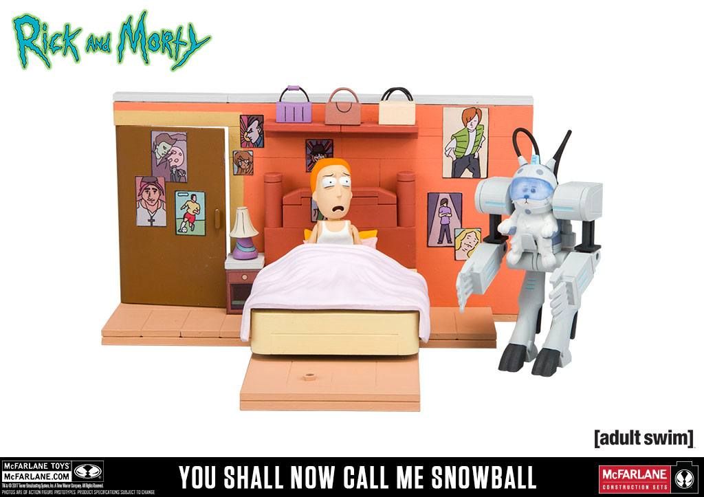 Rick and Morty Medium Construction Set You Shall Now Call Me Snowball McFarlane Toys