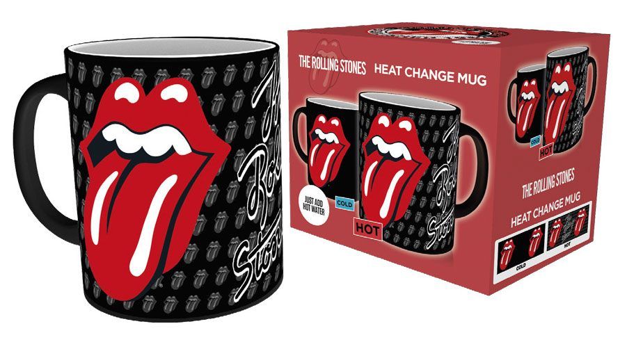 Rolling Stones Heat Měnící Hrnek Tongue GB eye
