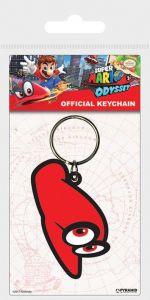 Super Mario Odyssey Gumový Keychain Cappy 6 cm