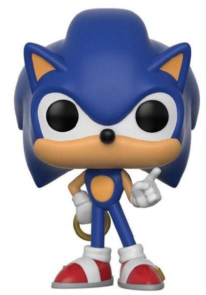 Sonic The Hedgehog POP! Games Vinyl Figure Sonic (Ring) 9 cm Funko