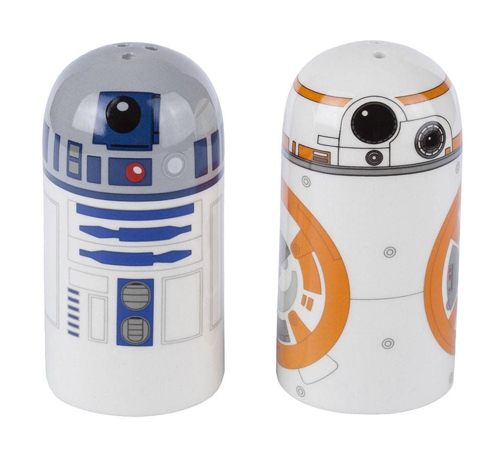 Star Wars Salt and Pepper Shaker R2-D2 & BB-8 ZLTD