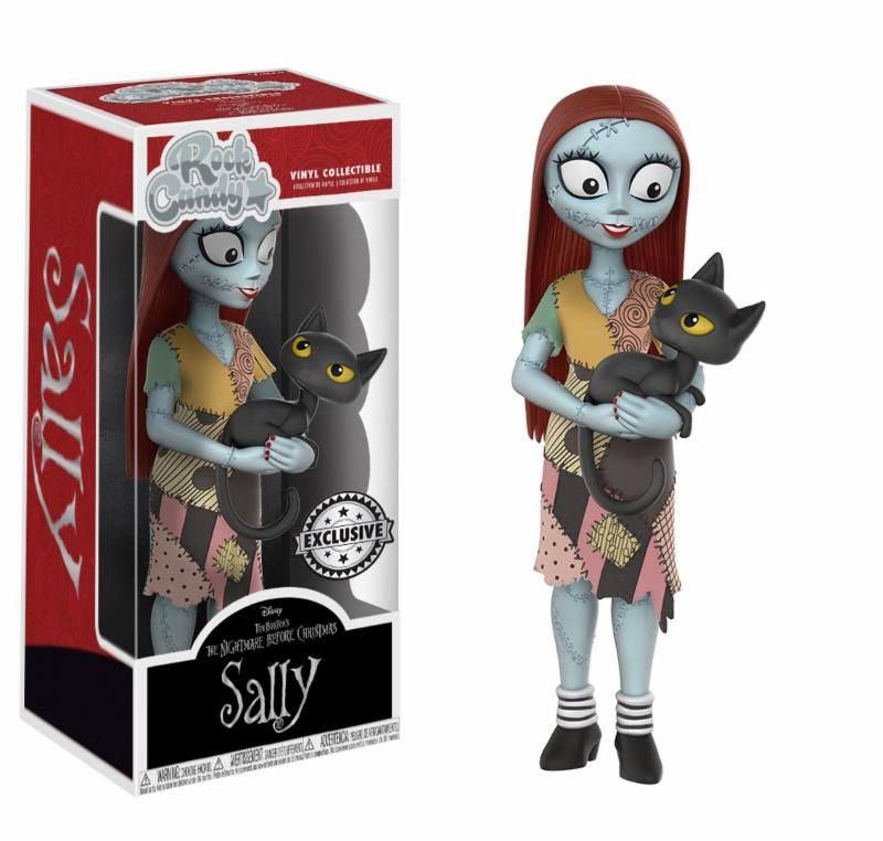 Nightmare Before Christmas Rock Candy Vinyl Figure Sally with Cat 13 cm Funko