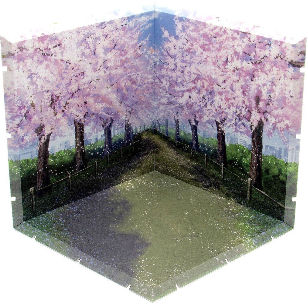 Dioramansion 150 Decorative Parts for Nendoroid and Figma Figures Cherry Blossom Road PLM