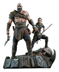 God of War 2018 Soška Kratos & Atreus 38 cm