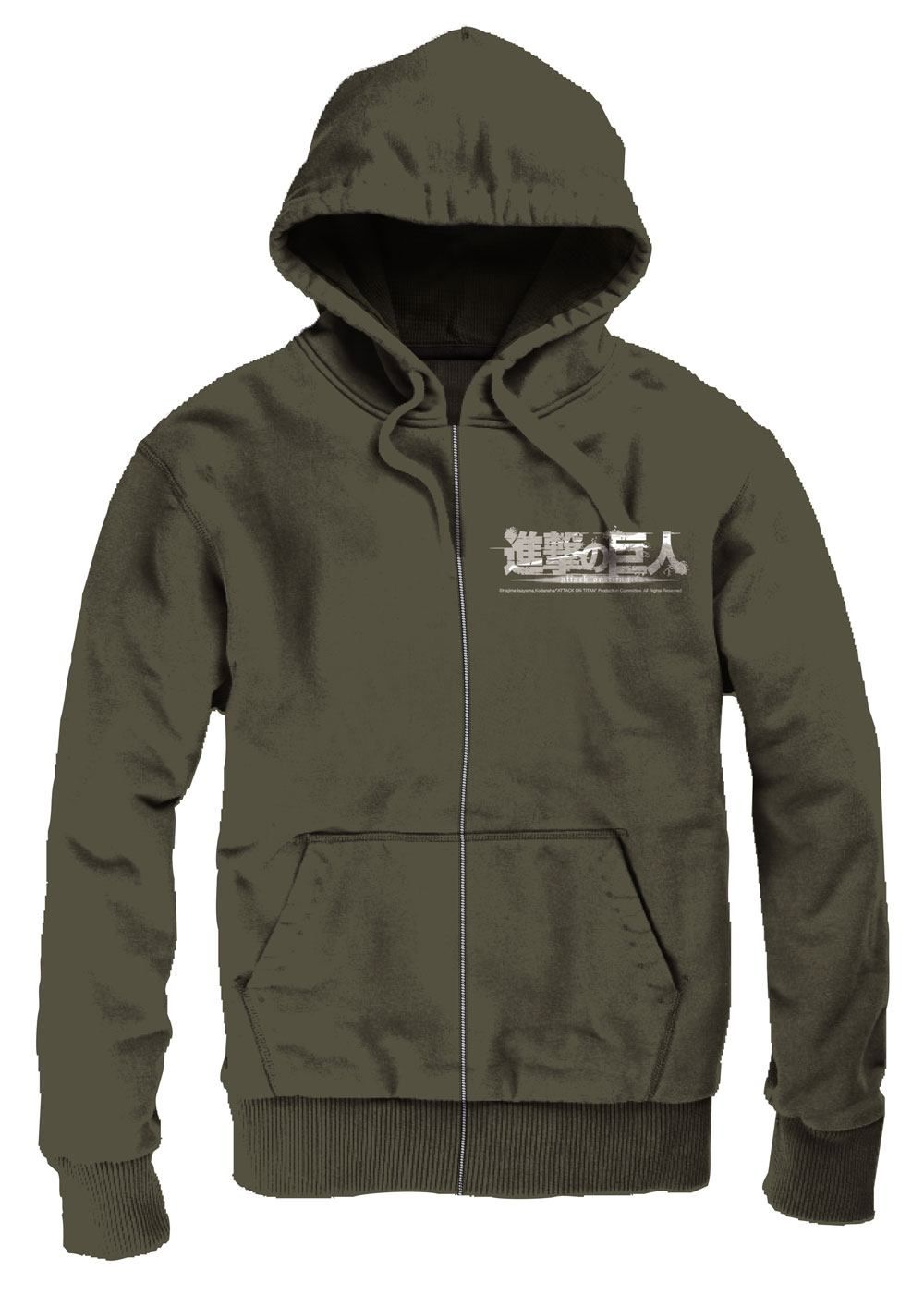 Attack on Titan Hooded Mikina Scout Velikost L Cotton Division