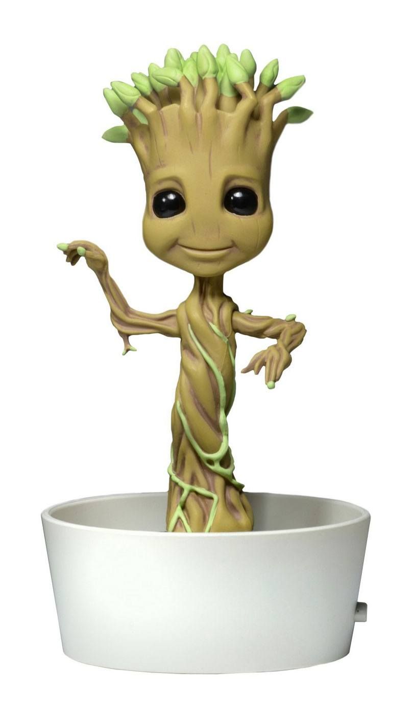 Guardians of the Galaxy Body Knocker Bobble Figurka Dancing Potted Groot 15 cm NECA