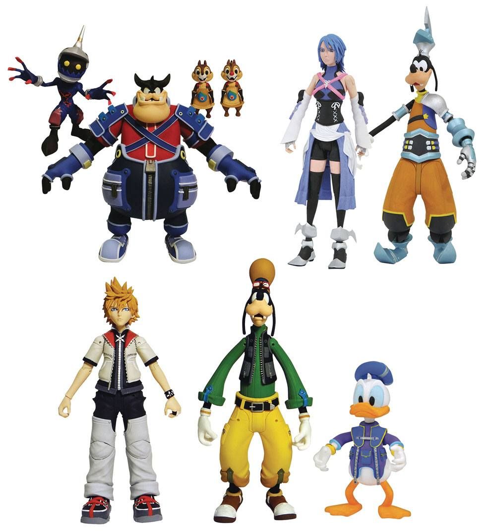 Kingdom Hearts Select Akční Figures 18 cm Packs Series 2 Sada (6) Diamond Select