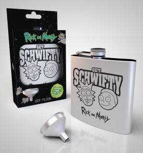 Rick and Morty Hip Flask Get Schwifty
