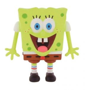 SpongeBob Square Pants Mini Figure SpongeBob smile 7 cm Comansi