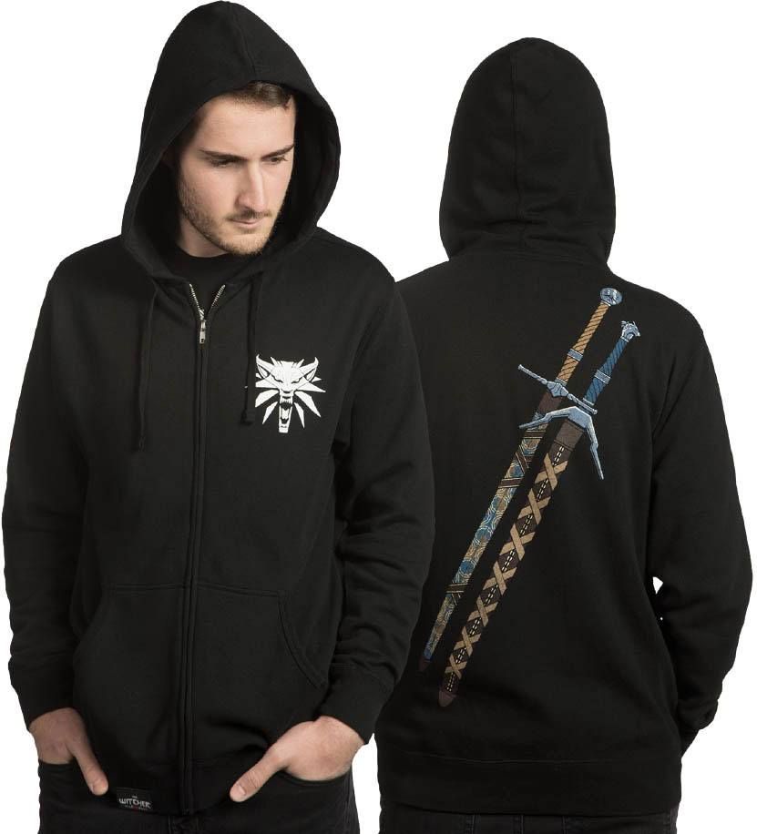 The Witcher Hooded Mikina Steel N Silver Velikost M Cotton Division