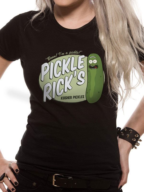 Rick & Morty Dámské Tričko Kosher Pickle Velikost S CID