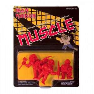 Iron Maiden MUSCLE Figures 3-Pack Wave 1 red 4 cm