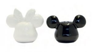 Mickey Mouse 3D Salt and Pepper Shaker Black & White