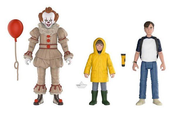 Stephen King's It 2017 Akční Figures 3-Pack Set 2: Pennywise, Bill, Georgie 10 cm Funko