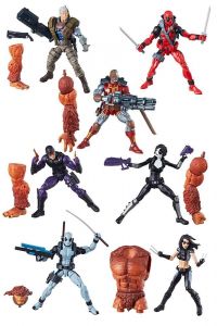 Marvel Legends Series Akční Figures 15 cm Deadpool 2018 Wave 1 Sada (8)