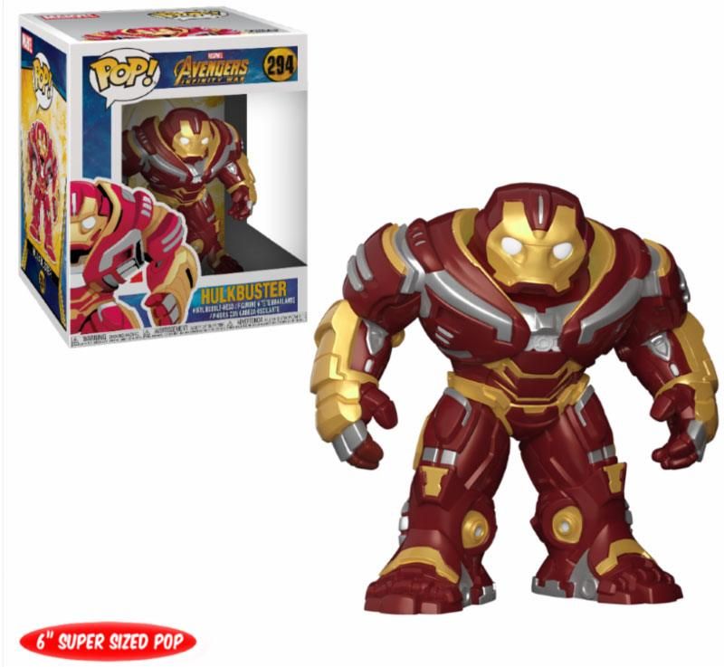 Avengers Infinity War Super Sized POP! Movies vinylová Figure Hulkbuster 15 cm Funko