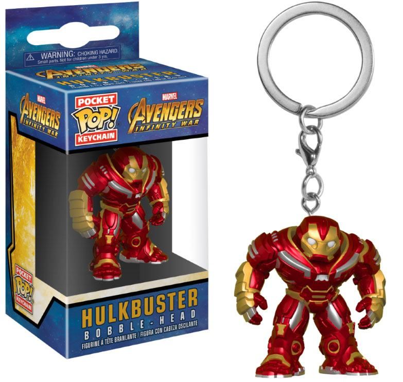 Avengers Infinity War Pocket POP! vinylová Keychain Hulkbuster 4 cm Funko