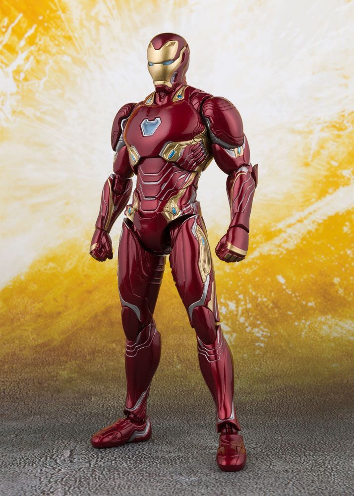 Avengers Infinity War S.H. Figuarts Akční Figure Iron Man MK 50 & Tamashii Stage 16 cm Bandai Tamashii Nations