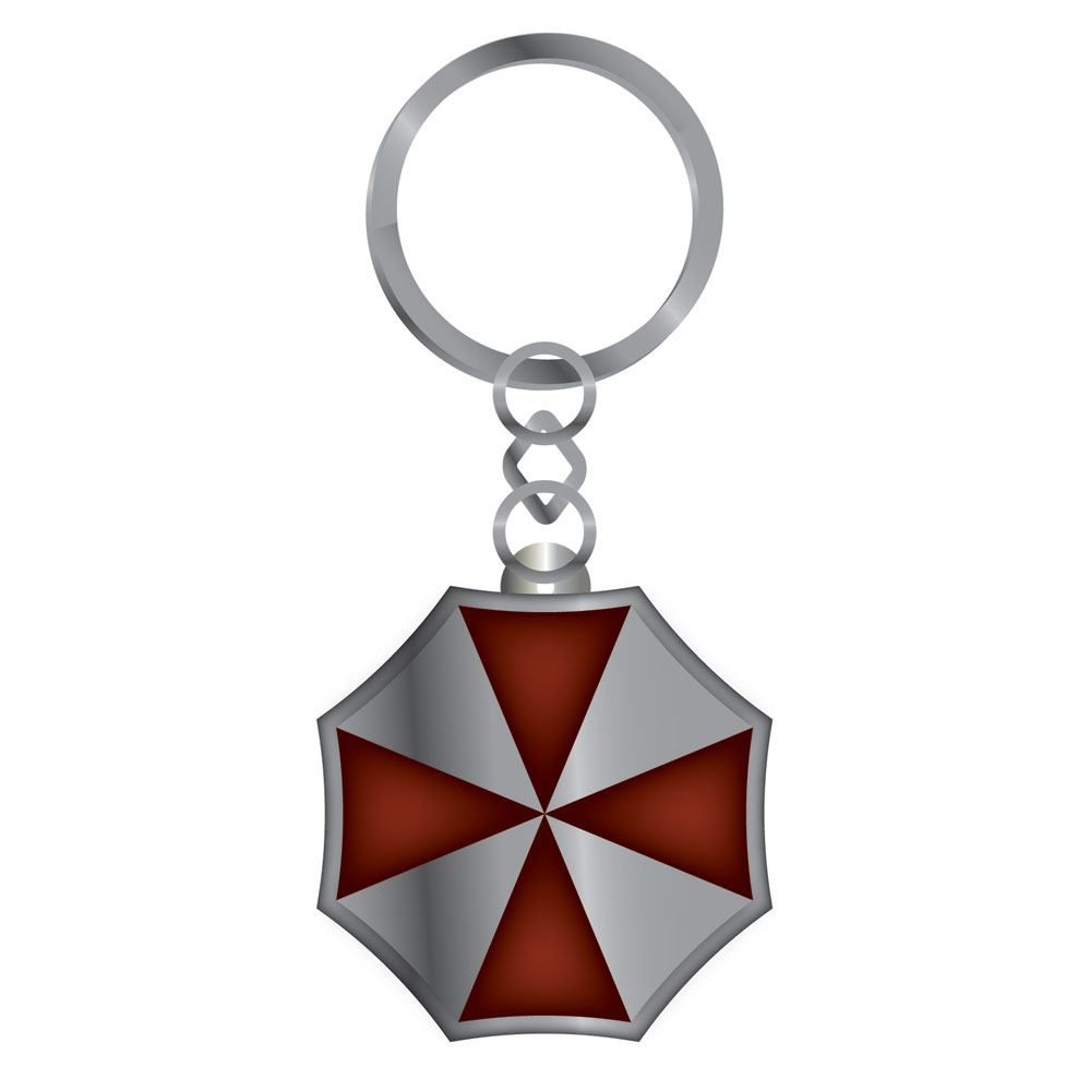 Resident Evil Metal Keychain Umbrella Corp 7 cm Half Moon Bay
