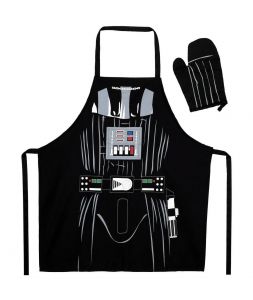 Star Wars cooking Zástěra with oven mitt Darth Vader