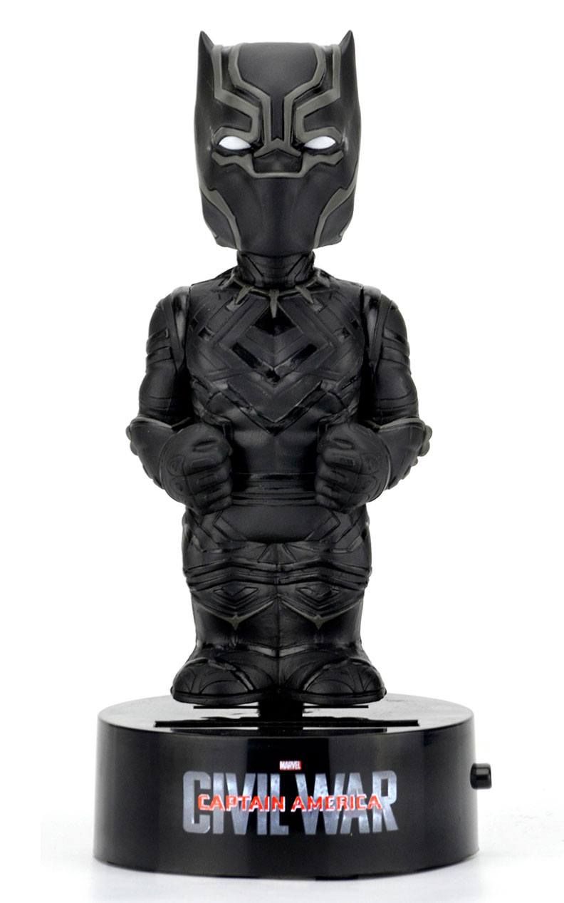 Captain America Civil War Body Knocker Bobble Figurka Black Panther 16 cm NECA
