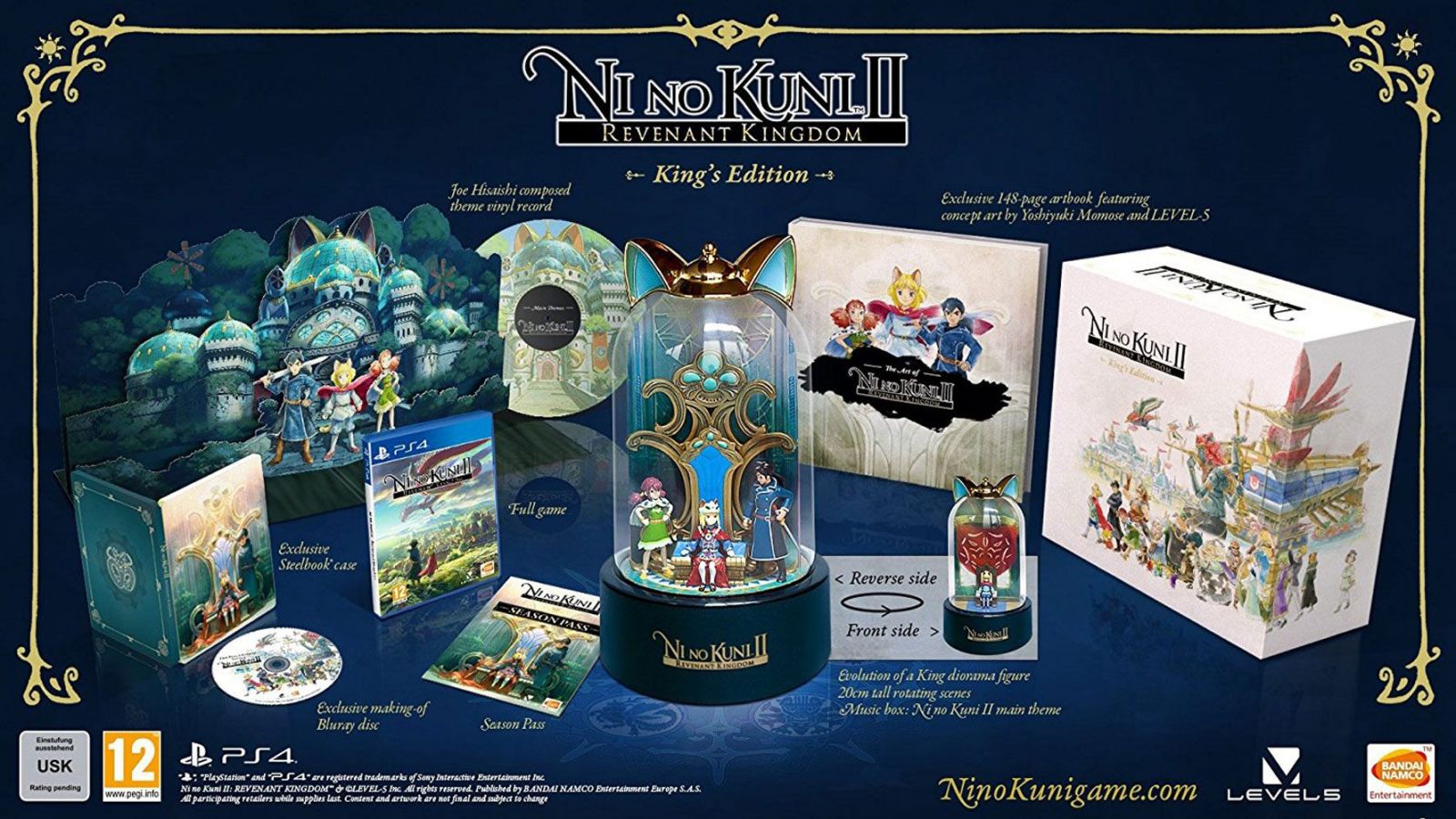 Ni No Kuni 2 Revenant Kingdom King's Edition PS4 Ver. Other