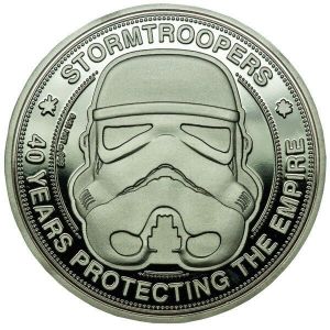 Original Stormtrooper Collectable Coin 40 Years Protecting The Empire