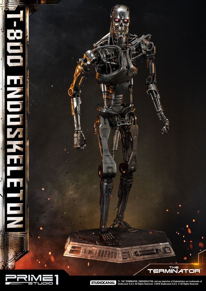 Terminator Soška 1/2 T-800 Endoskeleton 105 cm Prime 1 Studio
