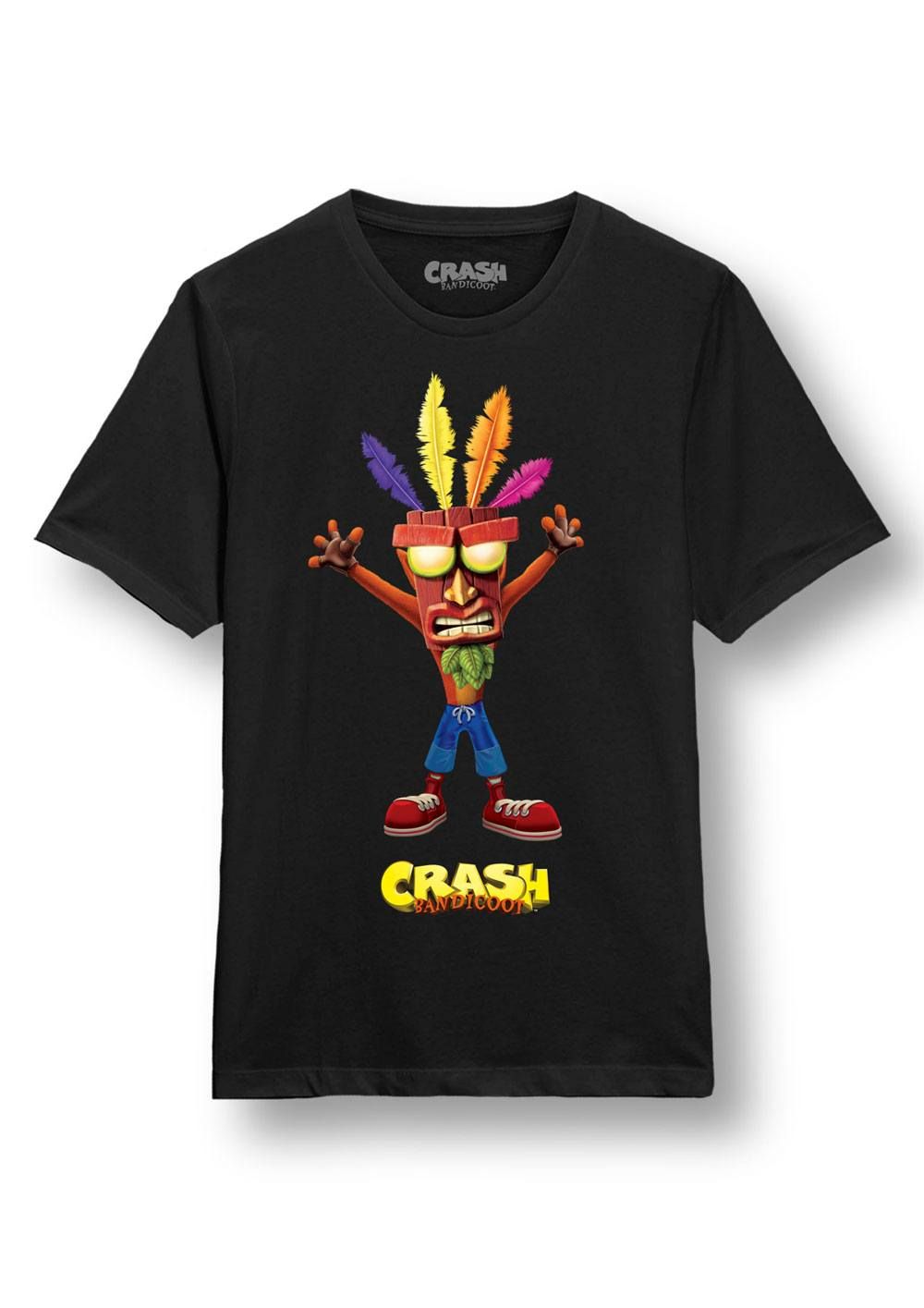 Crash Bandicoot Tričko Aku Aku Velikost S Indiego