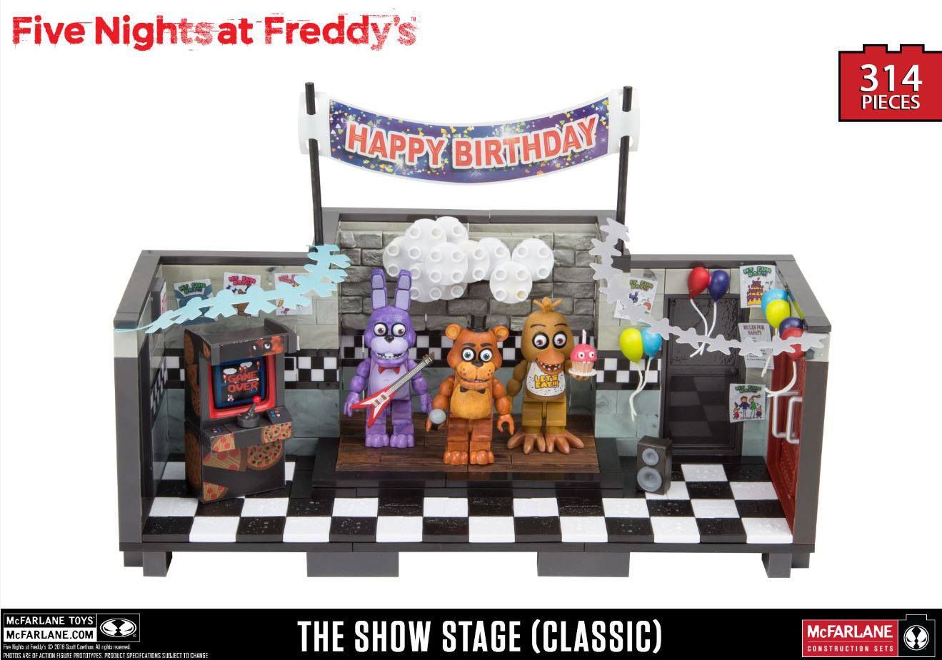 Five Nights at Freddy McFarlane Toys