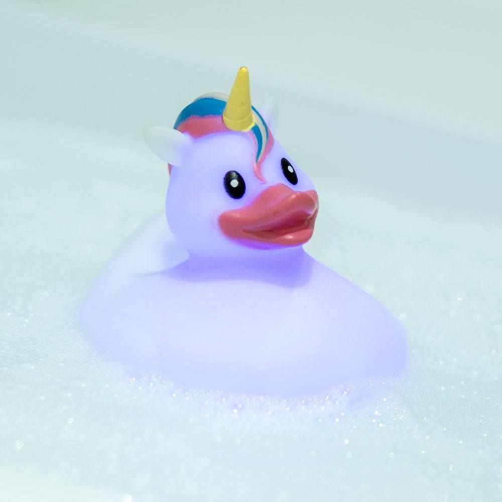 Unicorn LED Bath Duck Thumbs Up