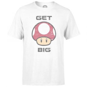 Nintendo Tričko Get Big Mushroom Velikost S